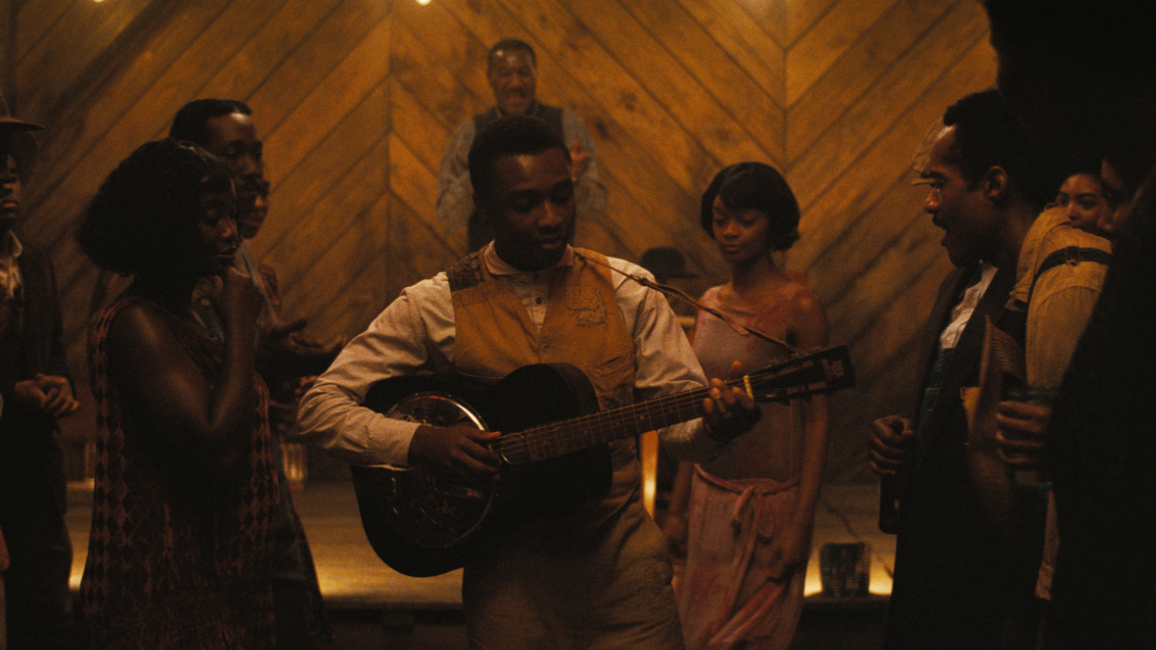 Miles Caton as Sammie Moore in Warner Bros. Pictures’ 'Sinners,' a Warner Bros. Pictures release. Photo Credit: Courtesy of Warner Bros. Pictures. Copyright: © 2025 Warner Bros. Entertainment Inc. All Rights Reserved.