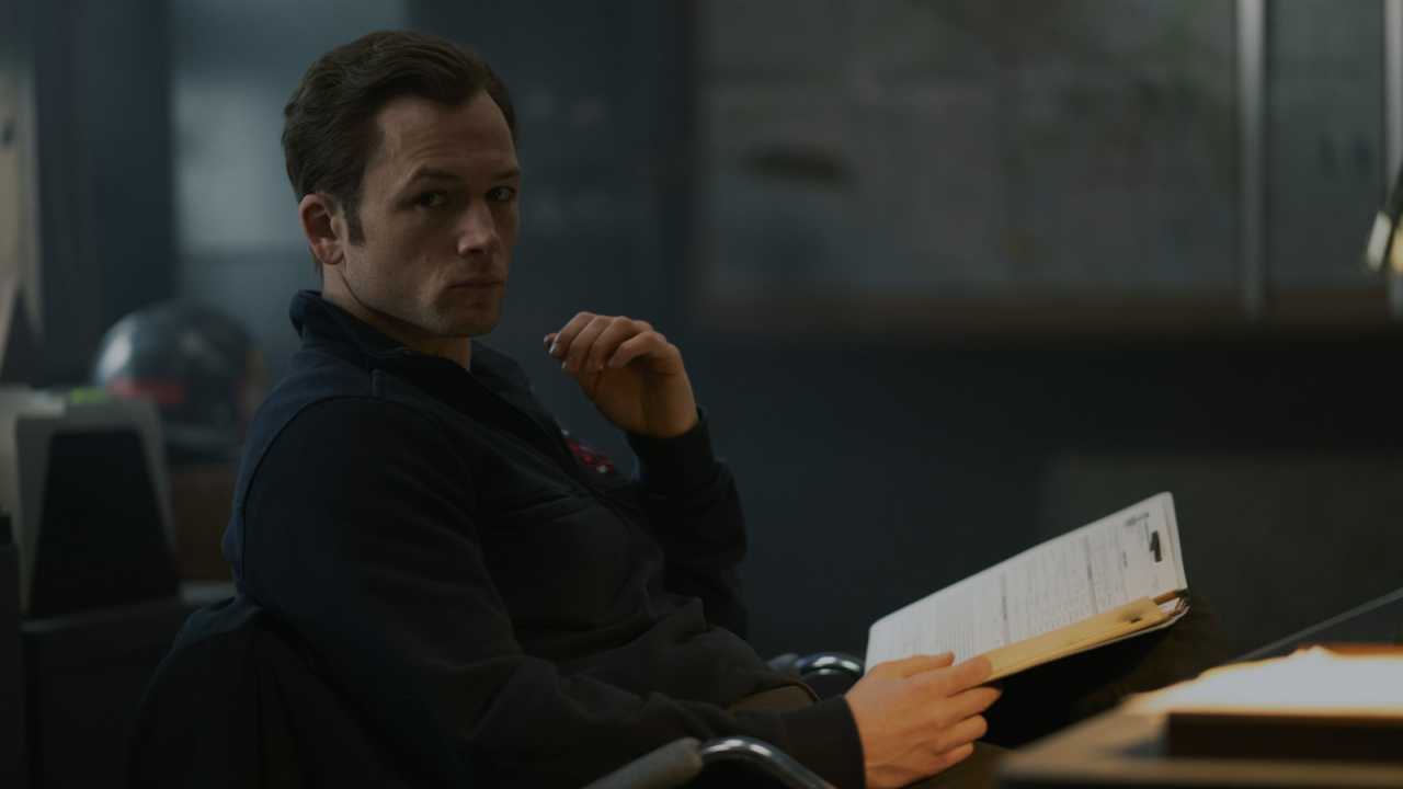 Taron Egerton in 'Smoke,' premiering June 27, 2025 on Apple TV+.