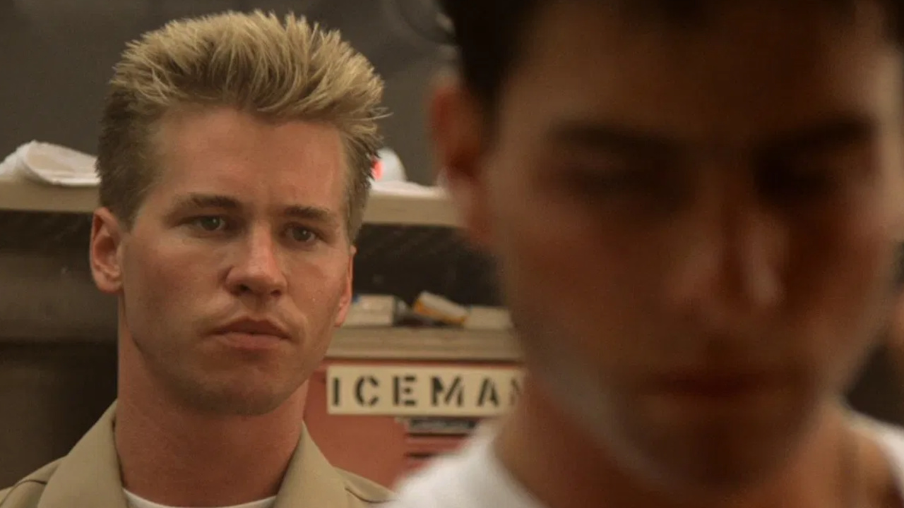 (L to R) Val Kilmer and Tom Cruise in 'Top Gun'. Photo: Paramount Pictures.
