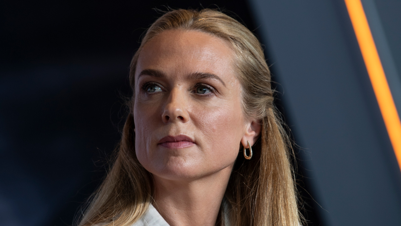 Kerry Condon attends a Press Conference in Mexico City on June 10th, 2025 for Warner Bros. Pictures / Apple Original Films 'F1'. Photo Credit: Chino Lemus. Copyright: Chino Lemus 2022.