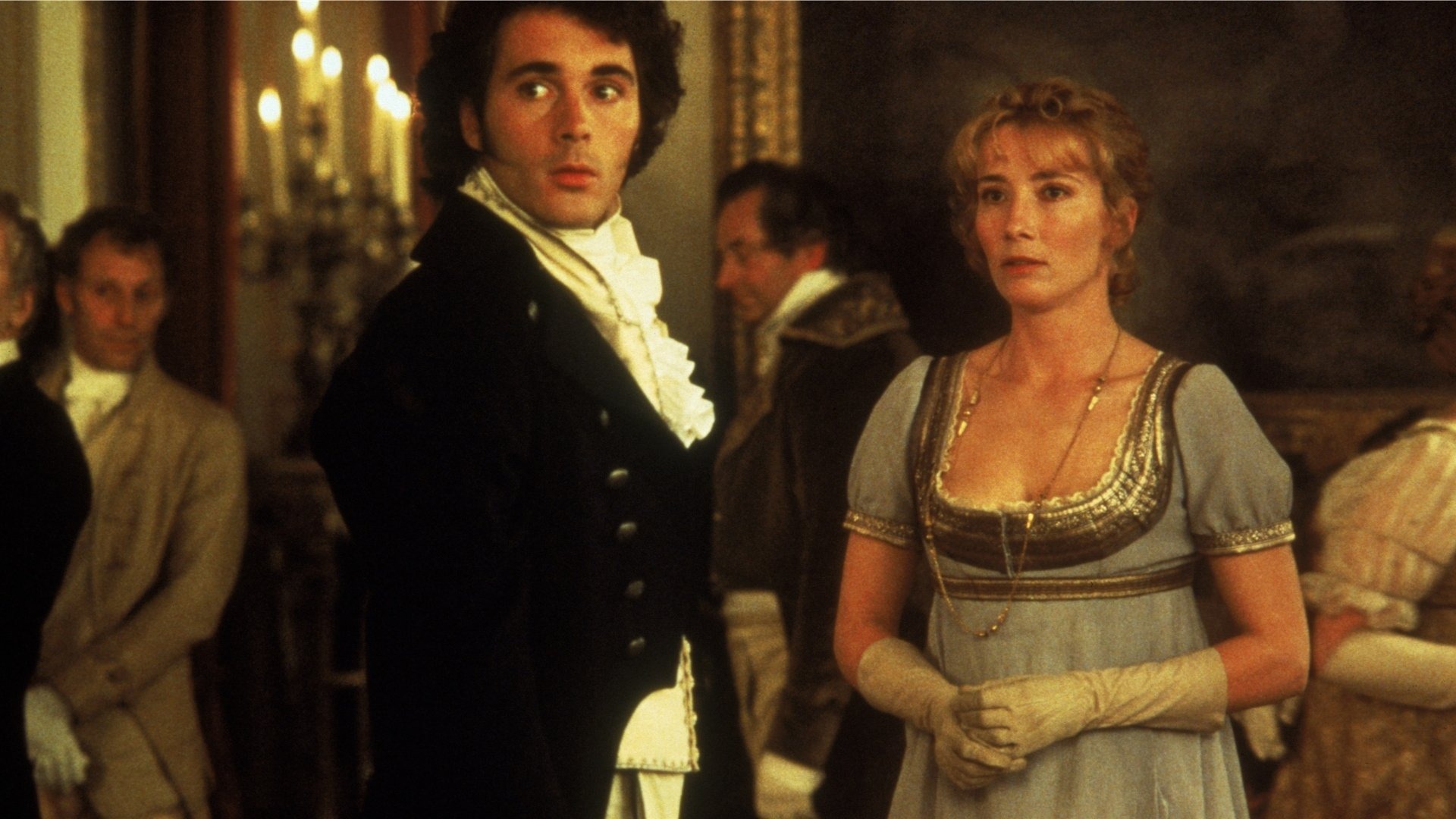 (L to R) Greg Wise, Emma Thompson in 'Sense and Sensibility'. Photo: Sony Pictures Releasing.