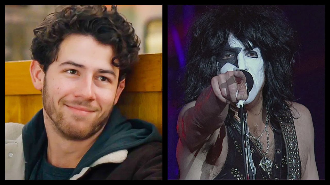(Left) Nick Jonas in 'The Good Half'. Photo: Utopia. (Right) Paul Stanley of Kiss in 'Kiss Rocks Vegas'. Photo: Eagle Rock Entertainment.