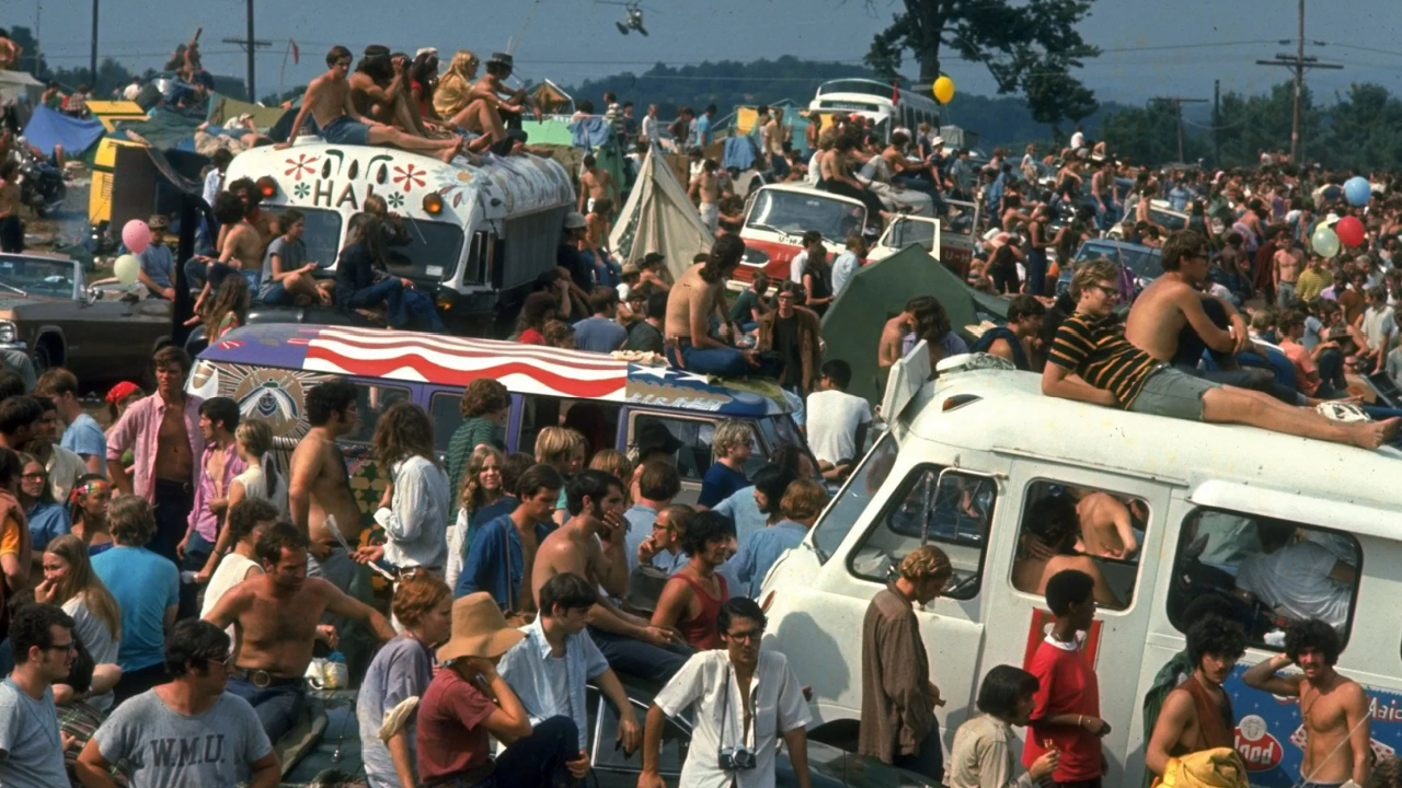 A scene from 1970's 'Woodstock' movie. Photo: Warner Bros.