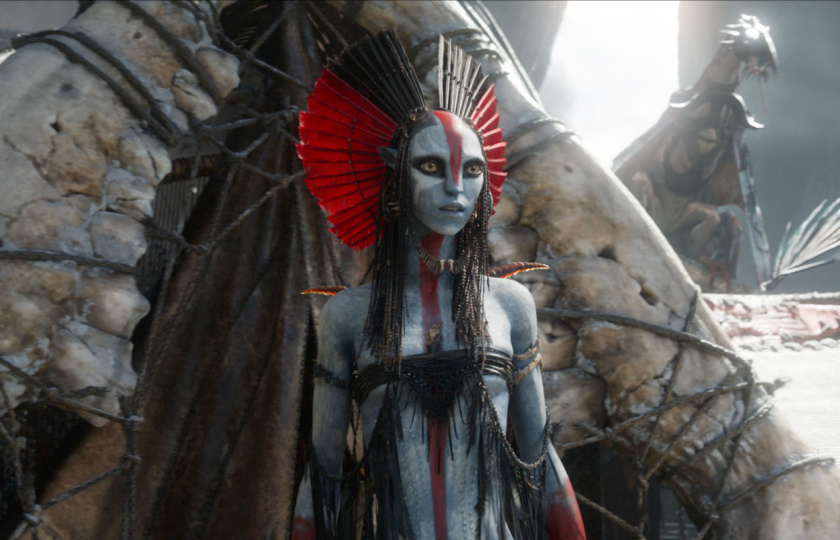Varang (Oona Chaplin) in 20th Century Studios' 'Avatar: Fire and Ash'. Photo courtesy of 20th Century Studios. © 2025 20th Century Studios. All Rights Reserved.