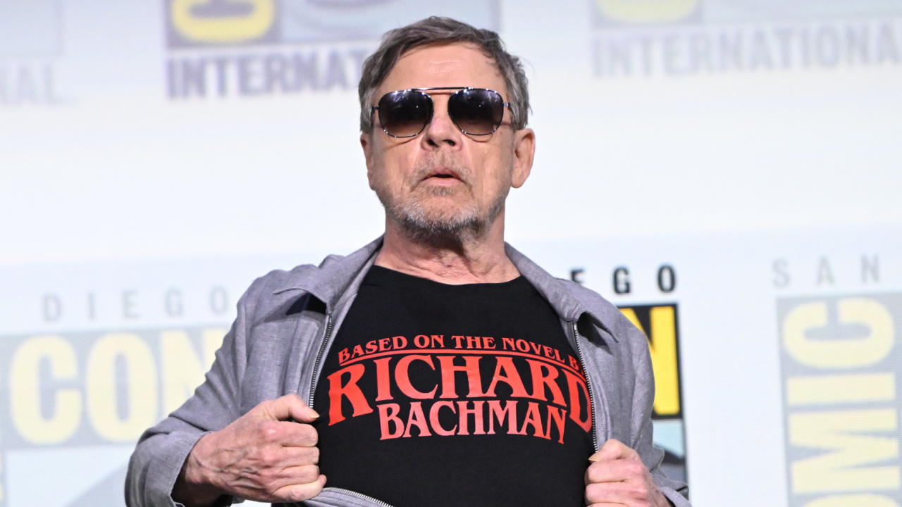 Mark Hamill speaks during 'The Long Walk' panel at San Diego Comic-Con International 2025 at San Diego Convention Center on July 25, 2025 in San Diego, California. Photo by Vivien Killilea/Getty Images for Lionsgate.
