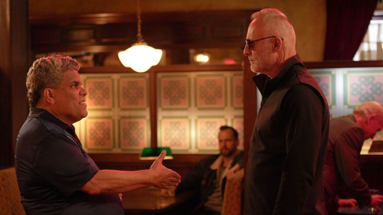 (Left) Luis Guzmán in 'Guns Up'. Photo: Vertical.