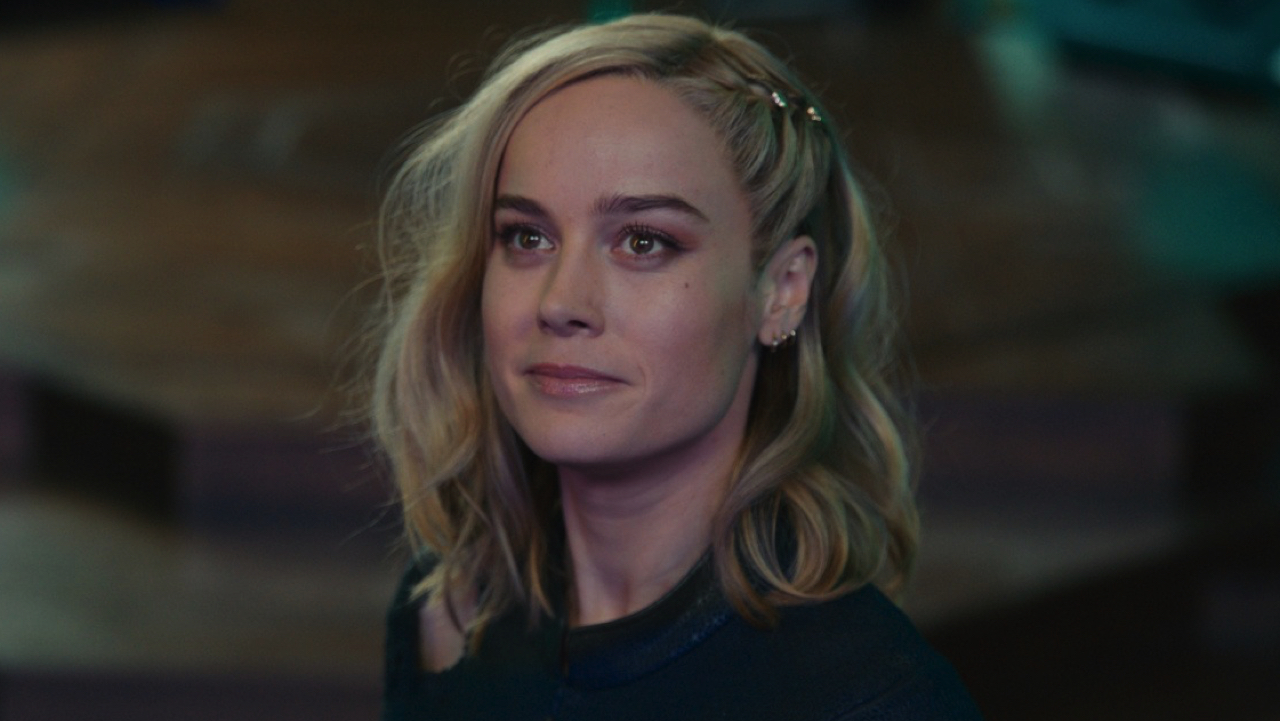 Brie Larson as Captain Marvel/Carol Danvers in Marvel Studios' 'The Marvels.' Photo courtesy of Marvel Studios. © 2023 Marvel.