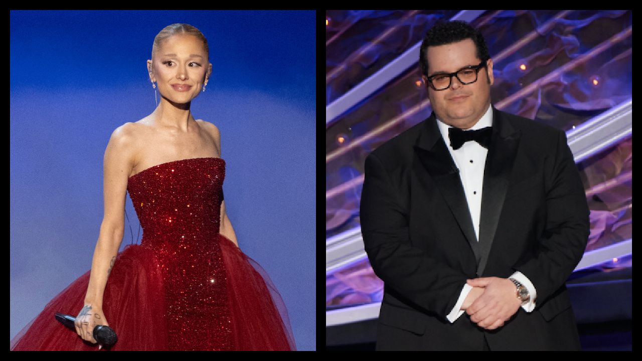 (Left) Ariana Grande performs at the 97th Oscars® at the Dolby® Theatre at Ovation Hollywood on Sunday, March 2, 2025. Credit/Provider: Phil McCarten / The Academy. Copyright: ©A.M.P.A.S. (Right) Josh Gad presents during the live ABC Telecast of The 92nd Oscars® at the Dolby® Theatre in Hollywood, CA on Sunday, February 9, 2020. Credit/Provider: Blaine Ohigashi / ©A.M.P.A.S. Copyright: ©A.M.P.A.S.