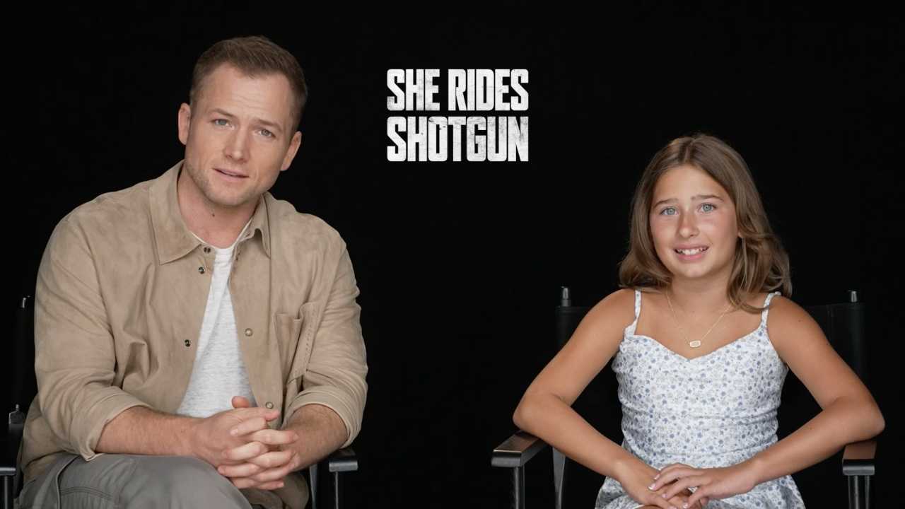 'She Rides Shotgun' Interview: Taron Egerton and Ana Sophia Heger