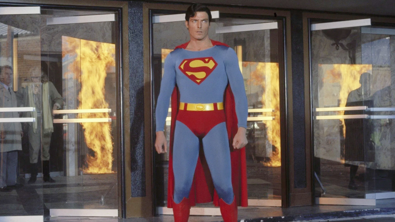 Christopher Reeve in 'Superman IV: The Quest for Peace'. Photo: Warner Bros.