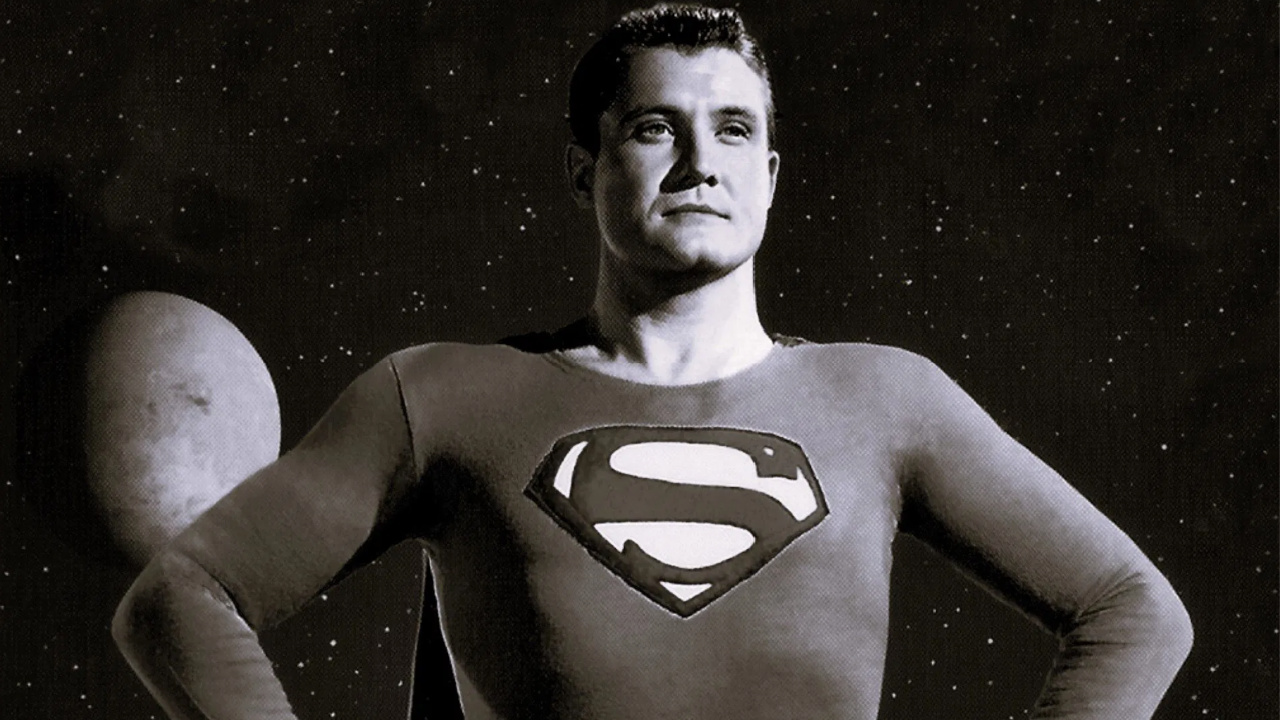 George Reeves in 'Superman and the Mole Men'. Photo: Lippert Pictures.