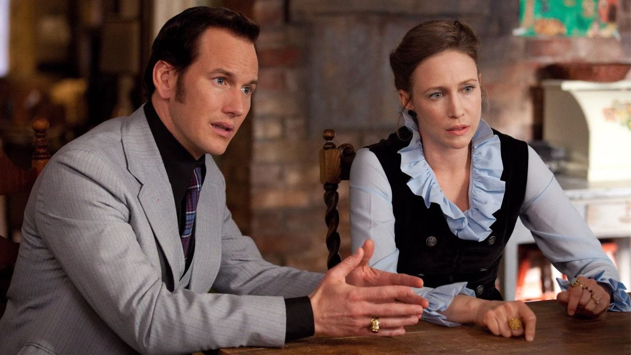 (L to R) Patrick Wilson and Vera Farmiga in 'The Conjuring'. Photo: Warner Bros.