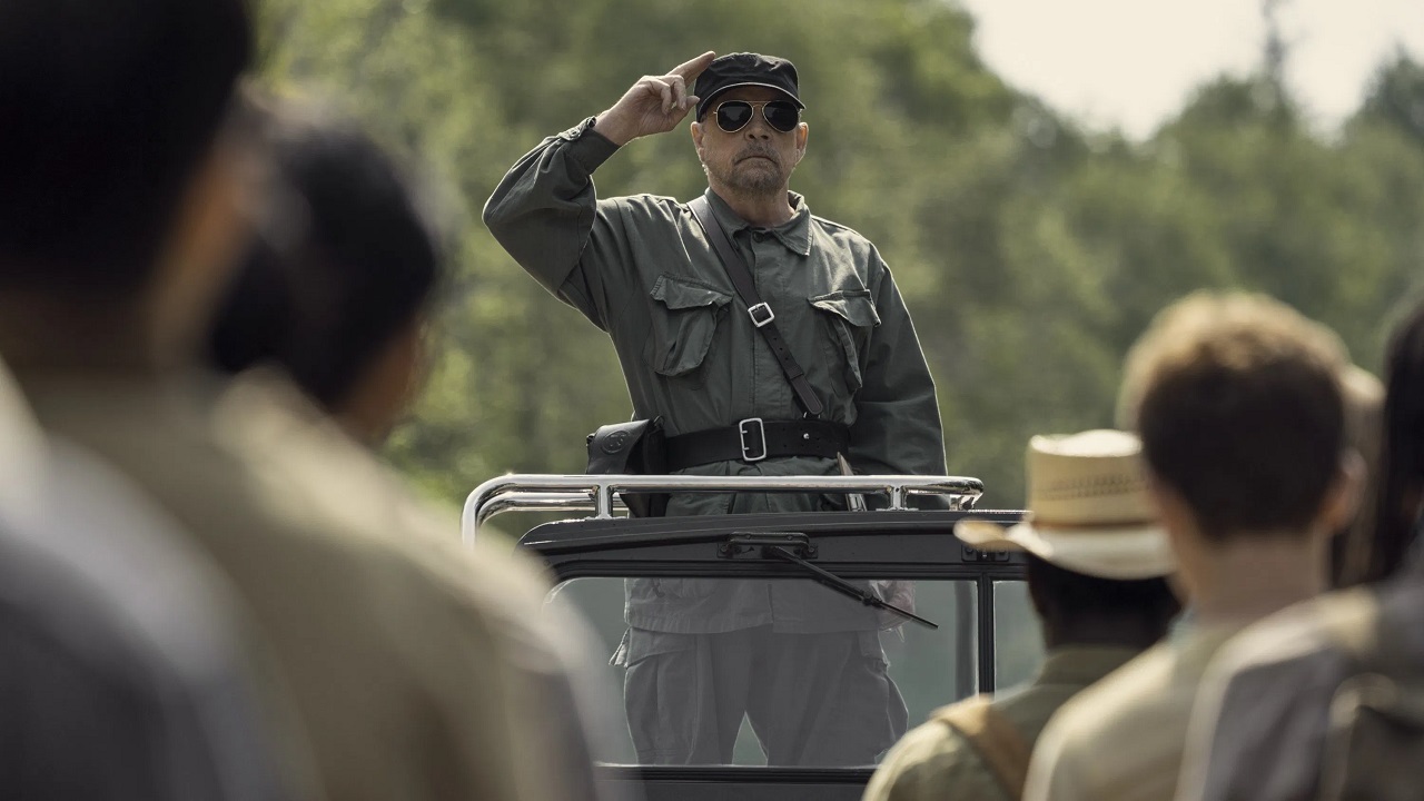 Mark Hamill at The Major in 'The Long Walk'.
