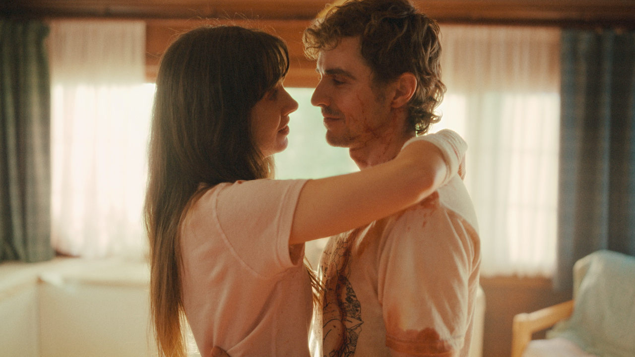 (L to R) Alison Brie and Dave Franco in 'Together'. Photo: Neon.