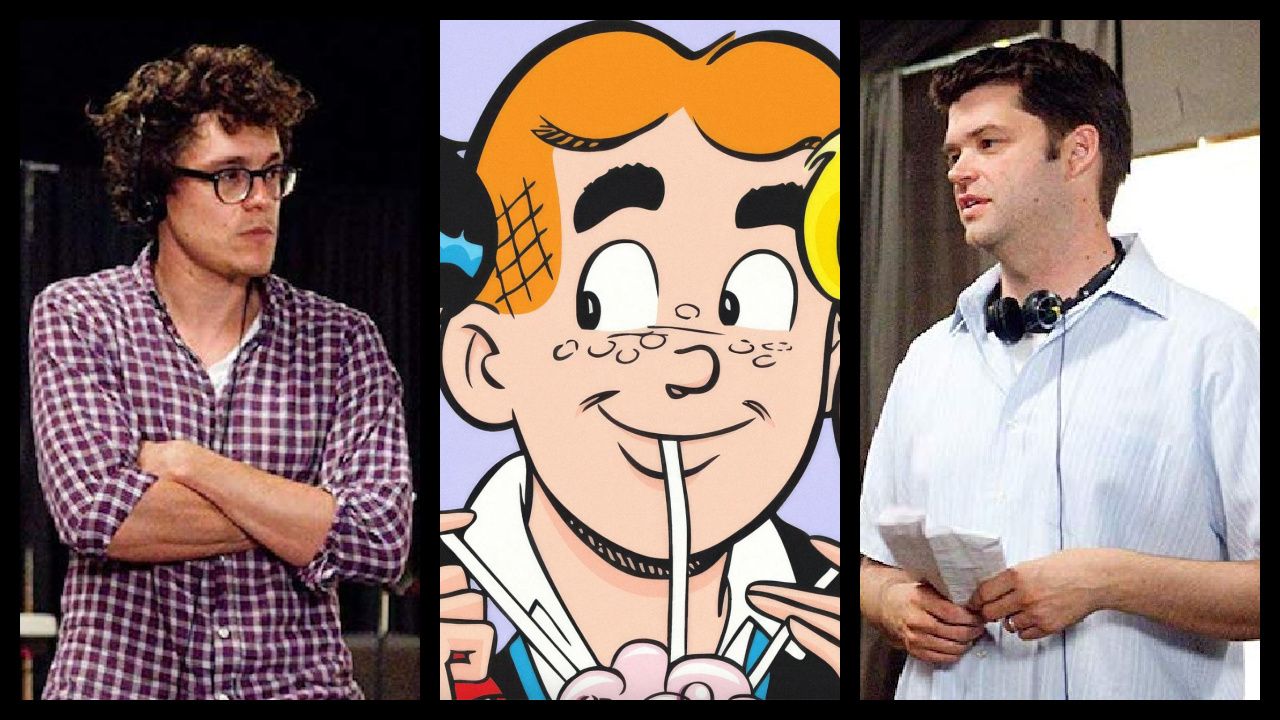 (Left) Phil Lord on the set of '21 Jump Street.' Photo: Sony Pictures Releasing. (Center) Archie Andrews from 'The Archie Show'. Photo: CBS. (Right) Chris Miller on the set of '21 Jump Street.' Photo: Sony Pictures Releasing.