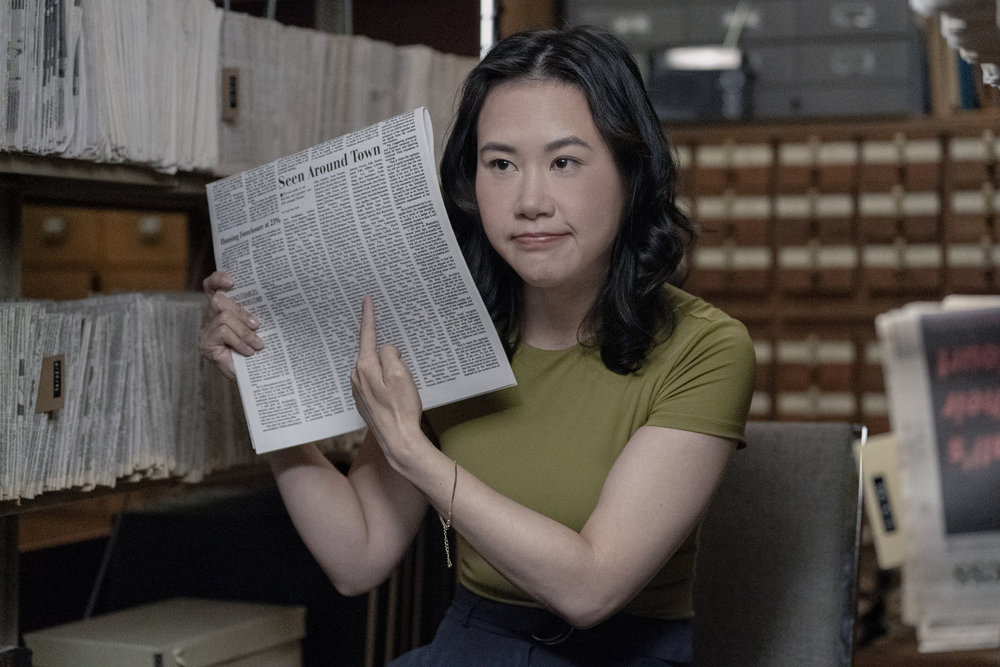 Ramona Young as Nicole in ‘The Paper’. Photo: Aaron Epstein/Peacock.