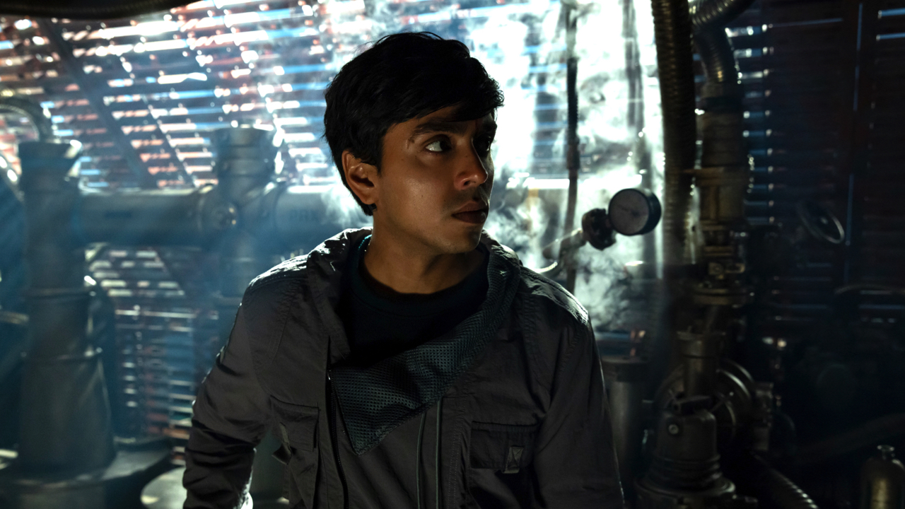 FX's ‘Alien: Earth’. Pictured: Adarsh Gourav as Slightly. Photo: Patrick Brown/FX.