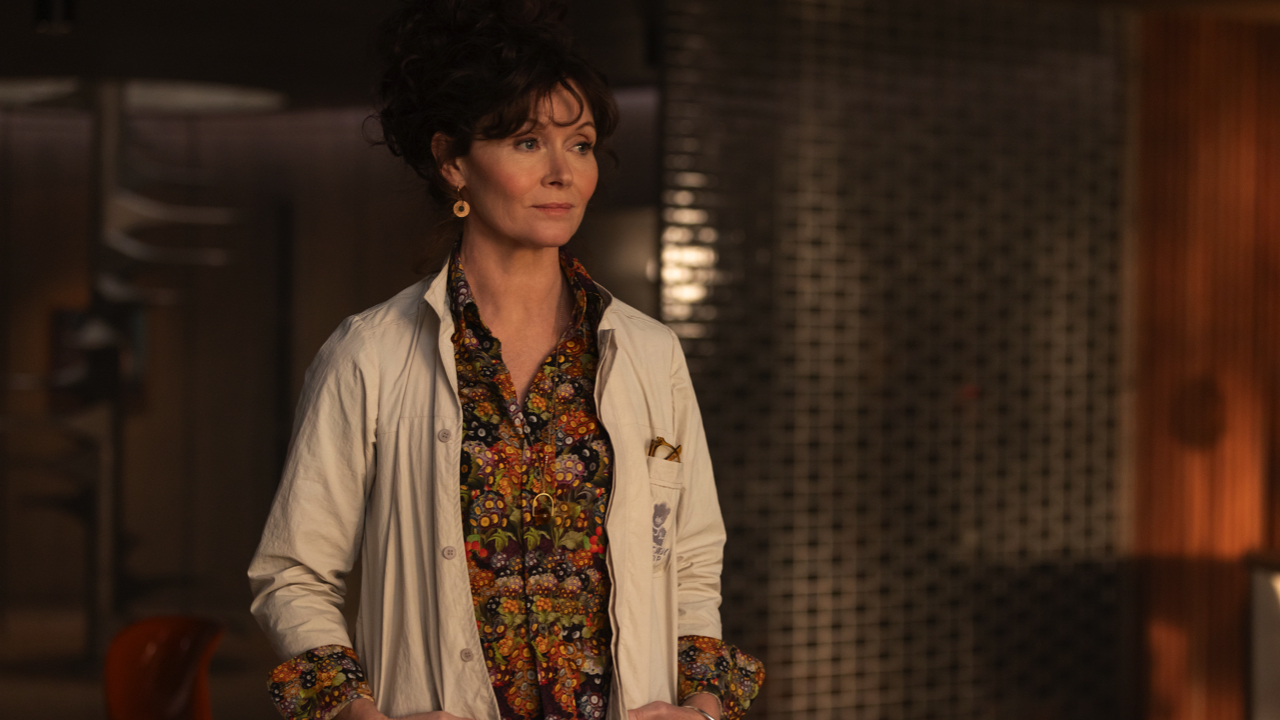 FX's ‘Alien: Earth’. Pictured: Essie Davis as Dame Sylvia. Photo: Patrick Brown/FX.
