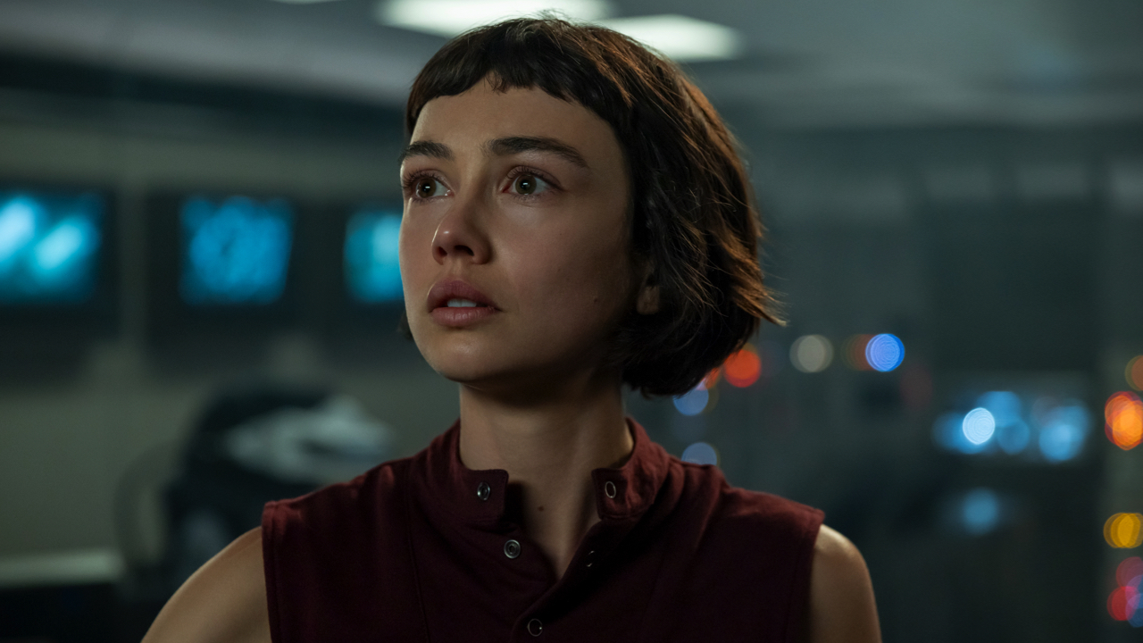 FX's ‘Alien: Earth’. Pictured: Sydney Chandler as Wendy. Photo: Patrick Brown/FX.