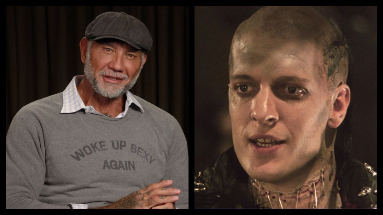 (Left) Dave Bautista stars in 'In the Lost Lands'. (Right) Clancy Brown as The Kurgan in 'Highlander'. Photo: 20th Century Fox.