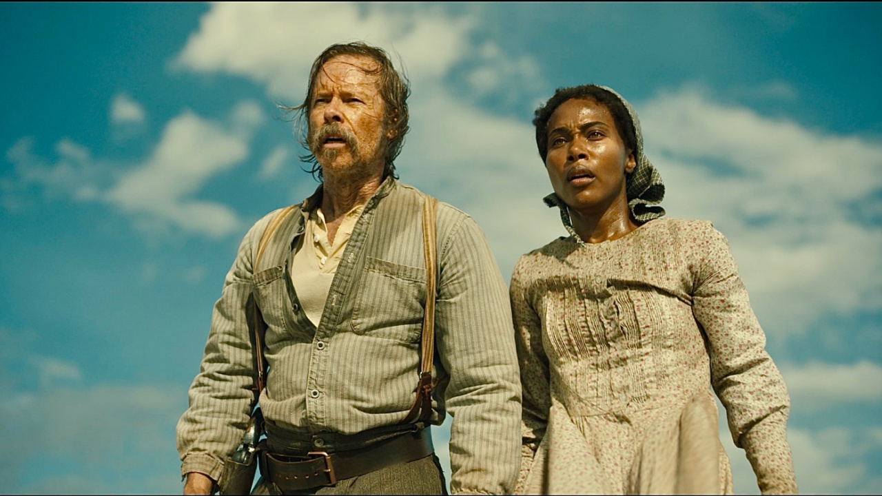 (L to R) Guy Pearce and DeWanda Wise star in 'KIlling Faith'. Photo: Film Bridge International.