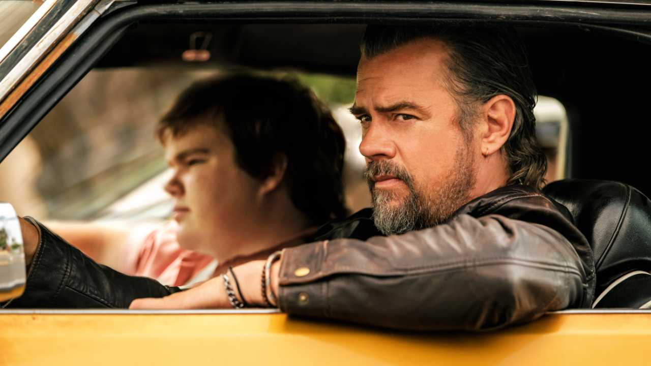 (L to R) Jeremy Ray Taylor as “Julian” and Josh Duhamel as “Tommy Ward” in the action comedy 'London Calling', a Quiver Distribution release. Photo courtesy of Quiver Distribution.