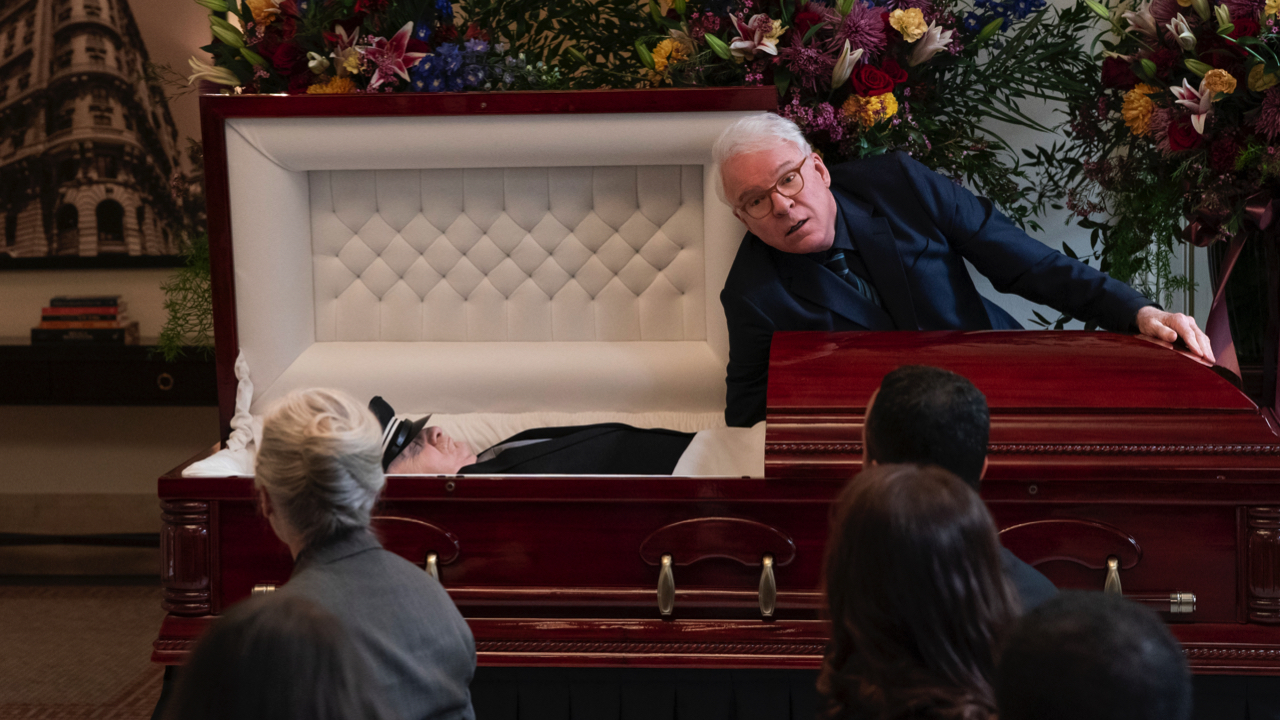 Steve Martin in 'Only Murders in the Building' Season 5. Photo: Disney/Patrick Harbron.