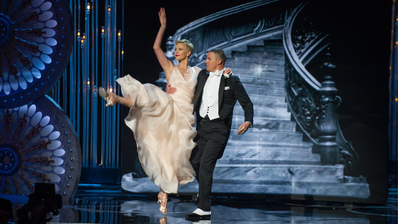 (L to R) Charlize Theron and Channing Tatum perform during The Oscars® from the Dolby® Theatre in Hollywood, CA, Sunday, February 24, 2013 live on the ABC Television Network. Credit/Provider: Michael Yada / ©A.M.P.A.S.
