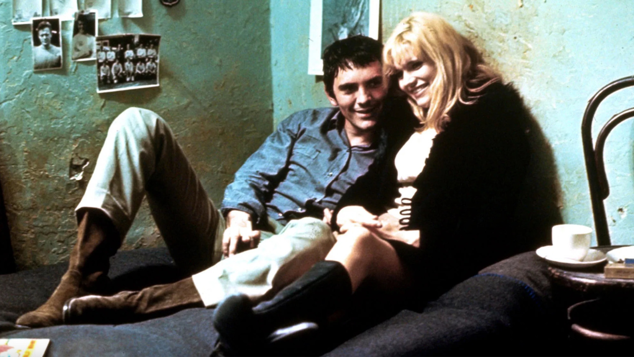 (L to R) Terence Stamp and Carol White in 'Poor Cow'. Photo: Vic Films Productions.