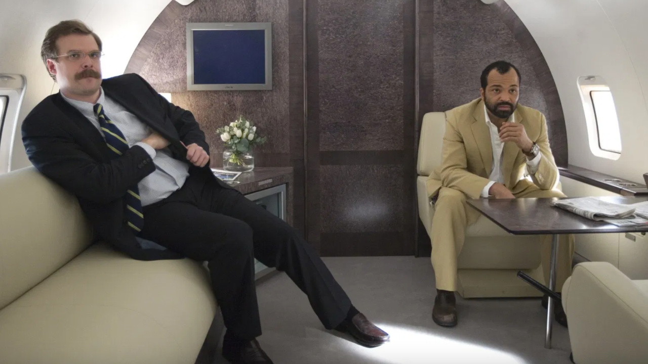 (L to R) David Harbour and Jeffrey Wright in 'Quantum of Solace'. Photo: Sony Pictures Releasing.