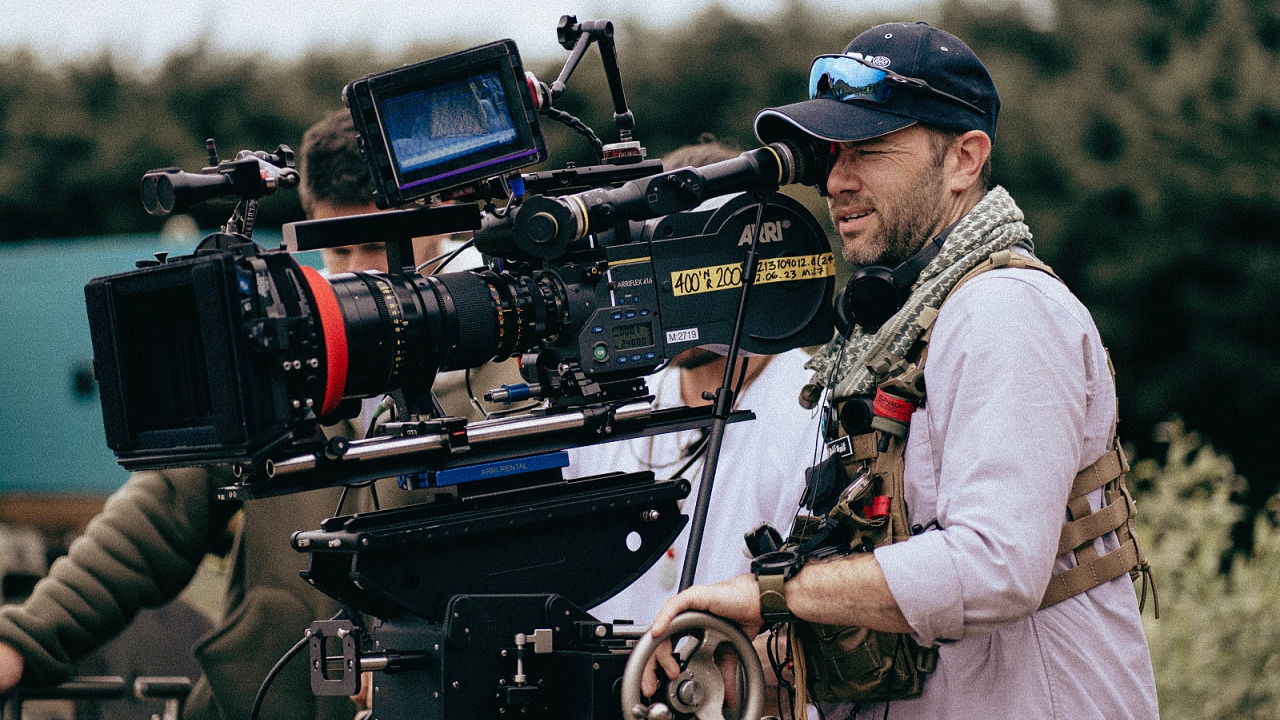 Director Sean Ellis on set of the Psychological Thriller film, 'The Cut'. Photo courtesy of Republic Pictures (a Paramount Pictures label).