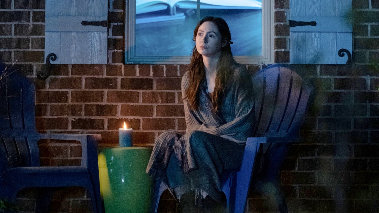 Karen Gillan in 'The Life of Chuck'. Photo: Neon.