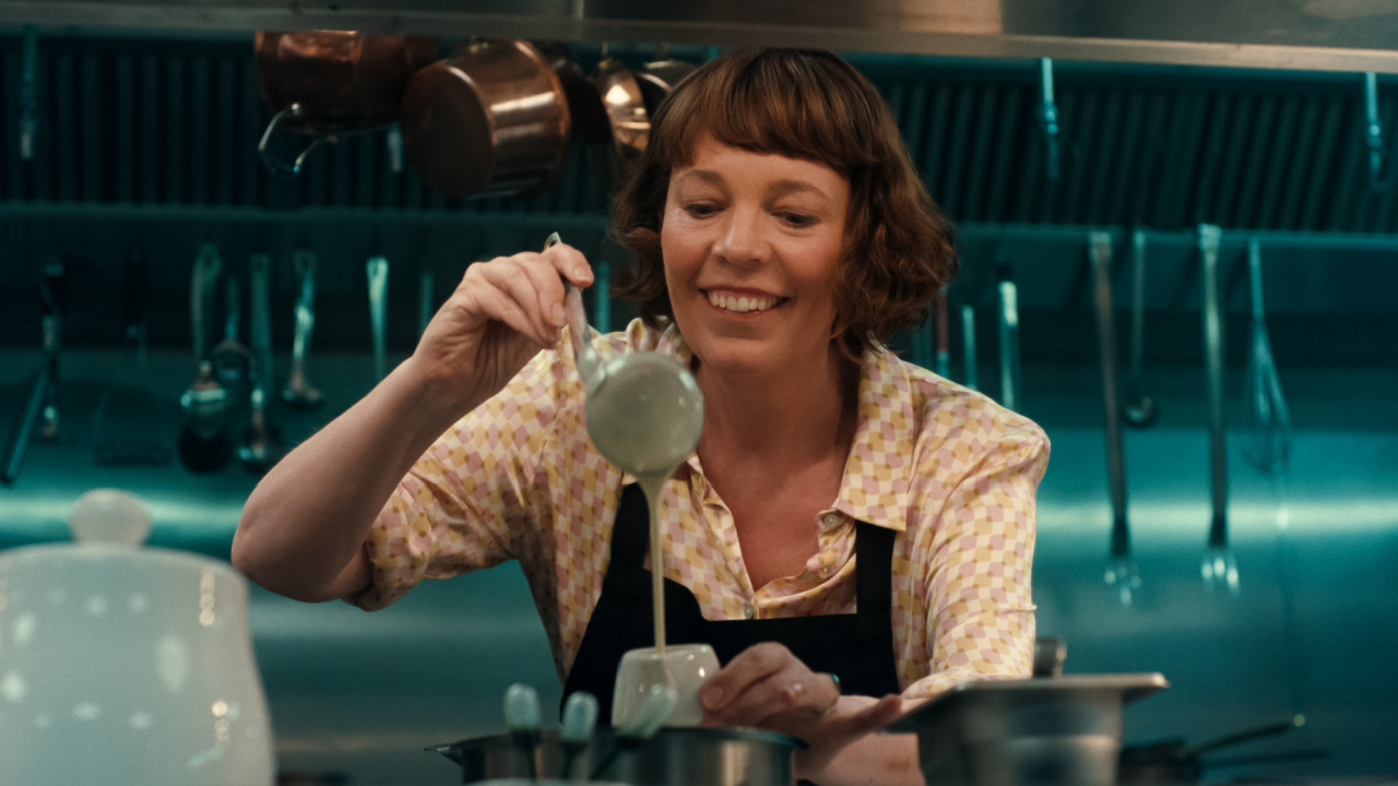 Olivia Colman in 'The Roses'. Photo courtesy of Searchlight Pictures. © 2025 Searchlight Pictures All Rights Reserved.