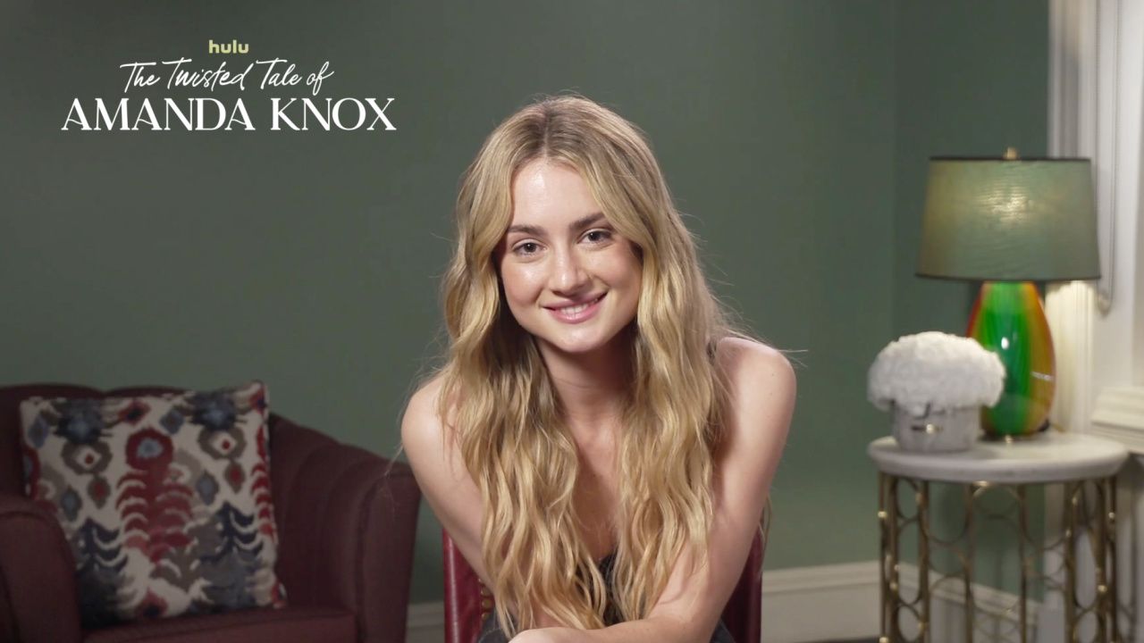 Grace Van Patten stars in 'The Twisted Tale of Amanda Knox'.