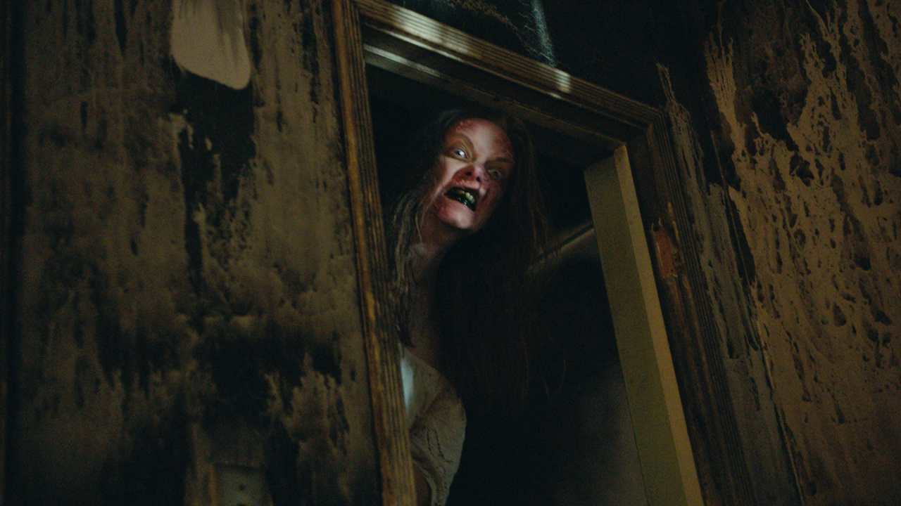 Rebekah Kennedy as “Abigail” in the horror film, 'Traumatika', a Saban Films release. Photo courtesy of Saban Films.