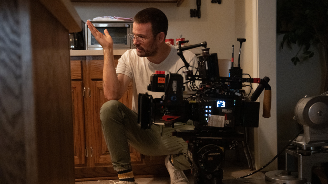 Writer/Director Zach Cregger on the set of New Line Cinema’s 'Weapons,' a Warner Bros. Pictures release. Photo Credit: Quantrell Colbert. Copyright: © 2025 Warner Bros. Entertainment Inc. All Rights Reserved.