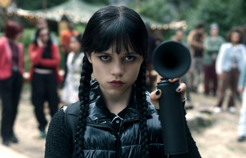 Jenna Ortega as Wednesday Addams in episode 203 of ‘Wednesday’ Season 2. Photo: Courtesy of Netflix © 2025.