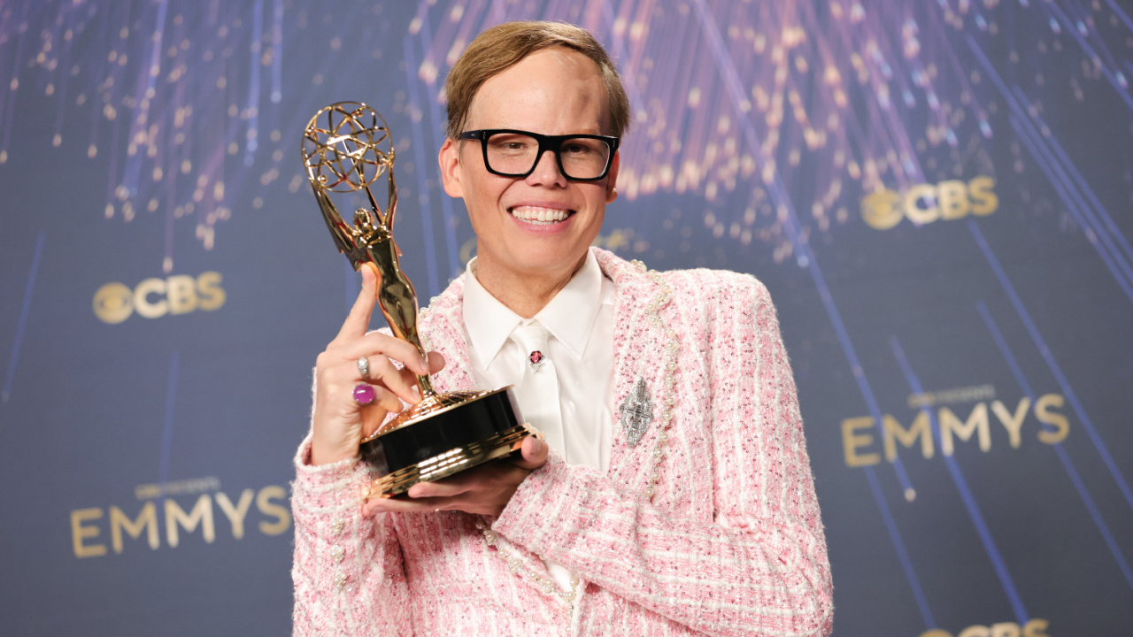 Jeff Hiller, Outstanding Supporting Actor in a Comedy Series at the 77TH EMMY® AWARDS, broadcasting live to both coasts from the Peacock Theater in Los Angeles, California, Sunday, Sept. 14, (8:00-11:00 PM, LIVE ET/5:00-8:00 PM, LIVE PT) on the CBS Television Network, and streaming on Paramount+.* -- Photo: Stewart Cook/CBS ©2025 CBS Broadcasting, Inc. All Rights Reserved.
