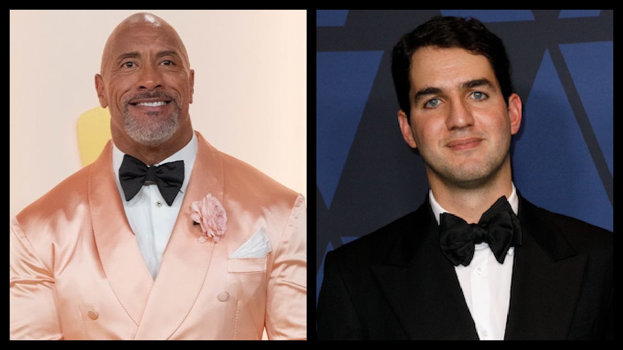 (Left) Dwayne Johnson arrives on the red carpet of the 95th Oscars® at the Dolby® Theatre at Ovation Hollywood on Sunday, March 12, 2023. (Right) Benny Safdie attends the Academy’s 2019 Annual Governors Awards in The Ray Dolby Ballroom on Sunday, October 27, 2019, in Hollywood, CA. Credit/Provider: Troy Harvey / ©A.M.P.A.S. Copyright: ©A.M.P.A.S.