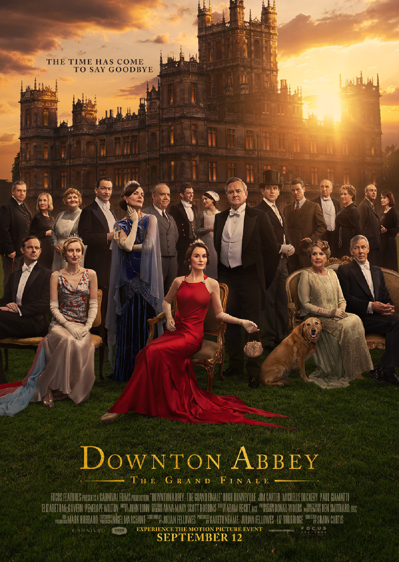 'Downton Abbey: The Grand Finale' opens in theaters on September 12th.