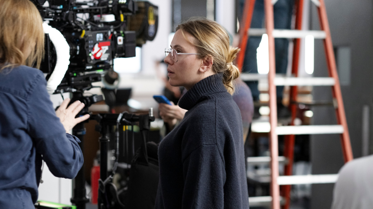 Scarlett Johansson on the set of ‘Eleanor the Great’ Image: Anne Joyce. Courtesy of Sony Pictures Classics.