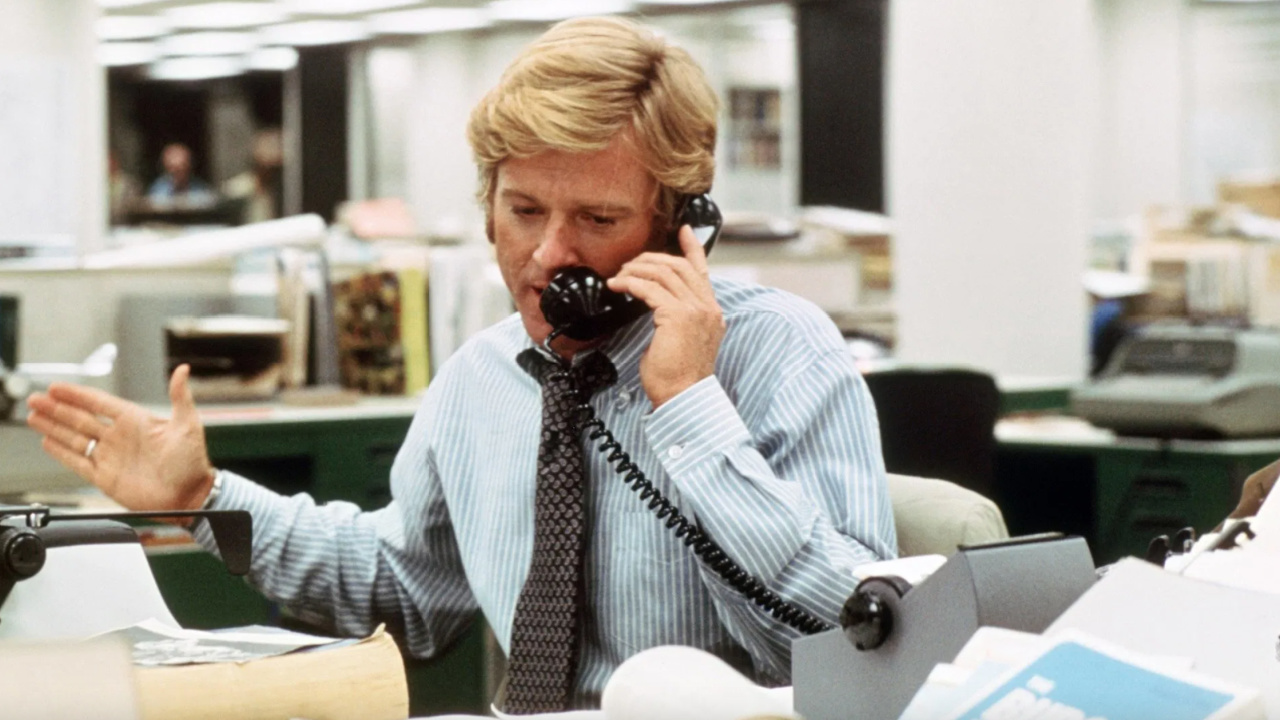 Robert Redford in 'All the President's Men'. Photo: Warner Bros.