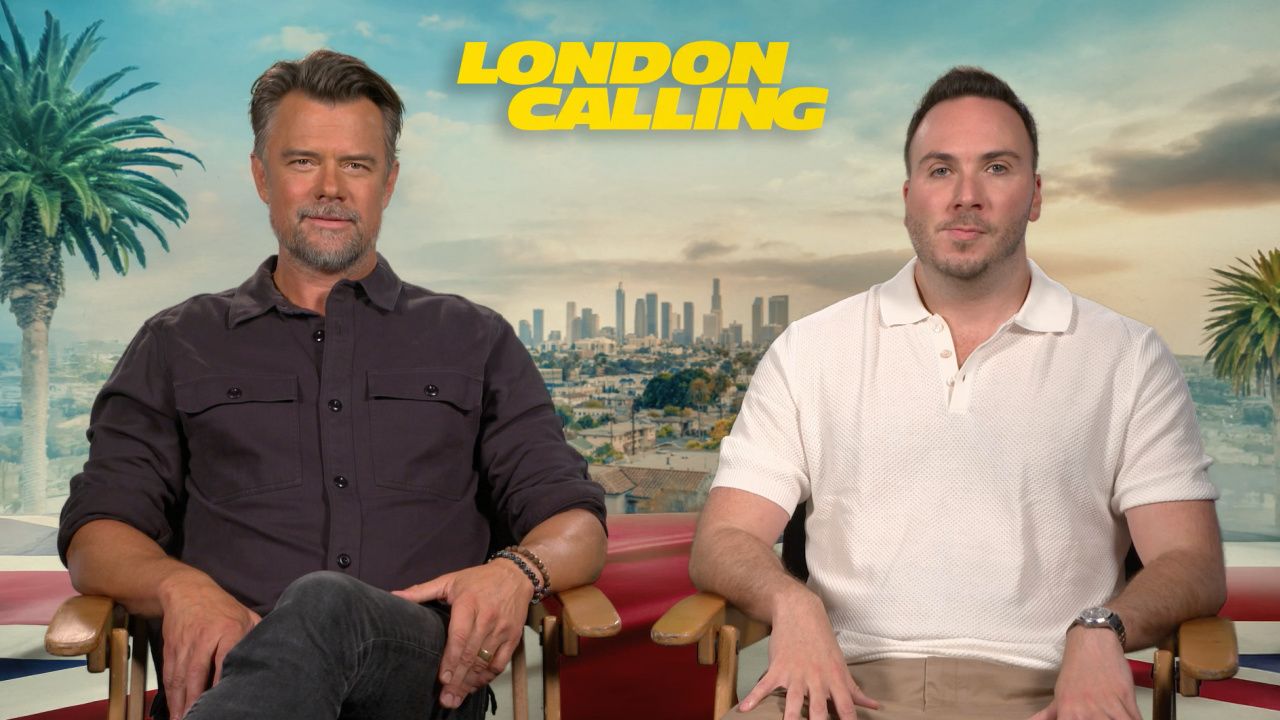 (L to R) Josh Duhamel and 'London Calling' director Allan Ungar.