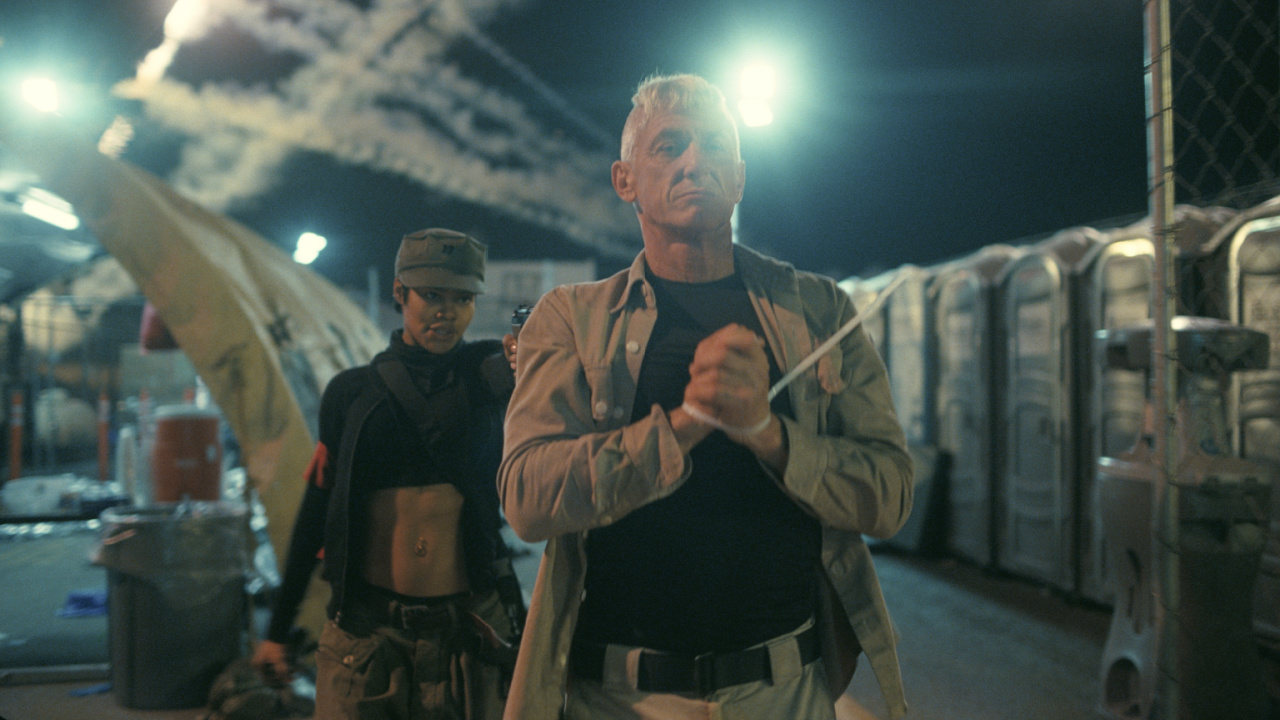 (L to R) Teyana Taylor as Perfidia and Sean Penn as Col. Steven J. Lockjaw in 'One Battle After Another.' A Warner Bros. Pictures Release. Photo Credit: Photo Courtesy Warner Bros. Pictures