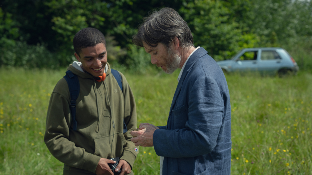 (L to R) Jay Lycurgo as Shy, Cillian Murphy as Steve in 'Steve'. Photo: Robert Viglasky/Neflix © 2025.
