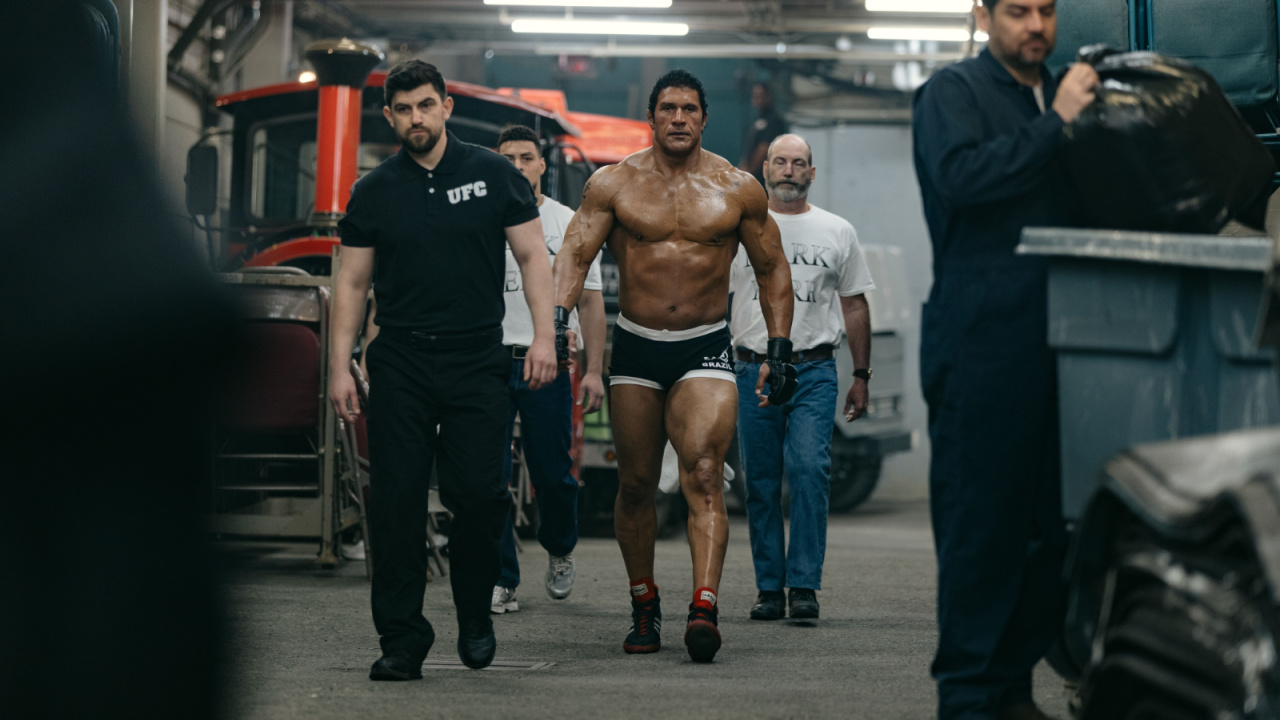 Dwayne Johnson stars in 'The Smashing Machine'. Photo: A24.