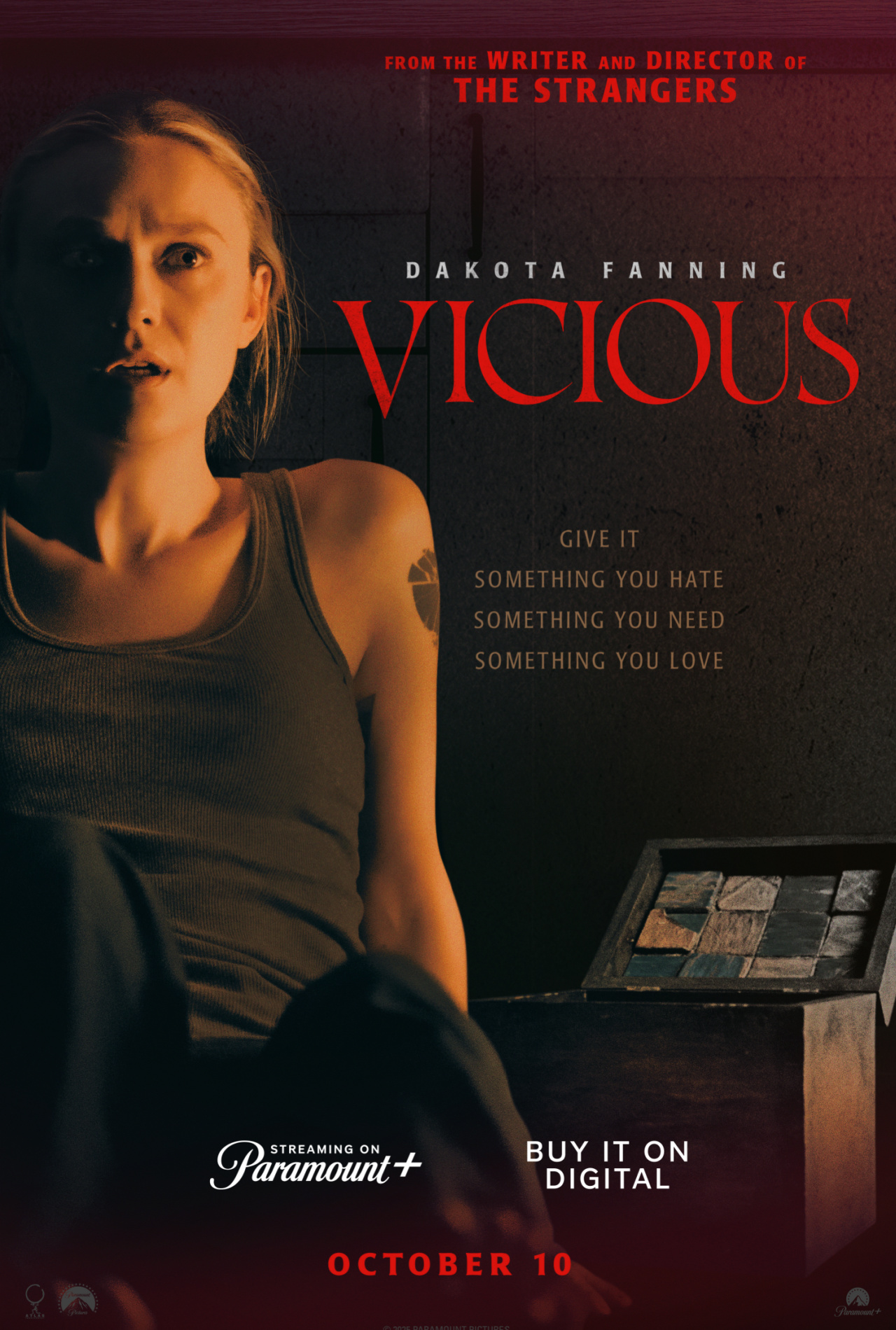 'Vicious' will premiere on Paramount+ beginning October 10th.