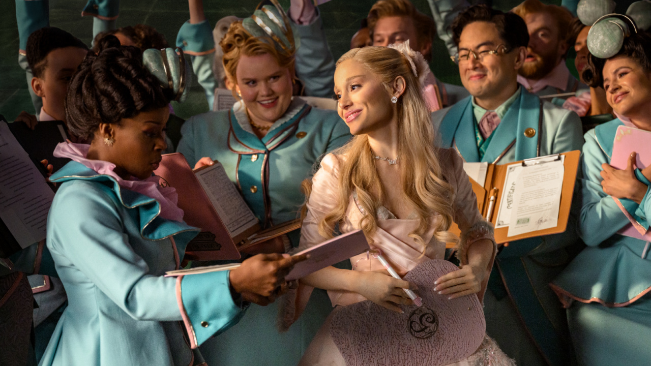 Ariana Grande is Glinda in 'Wicked For Good', directed by Jon M. Chu.