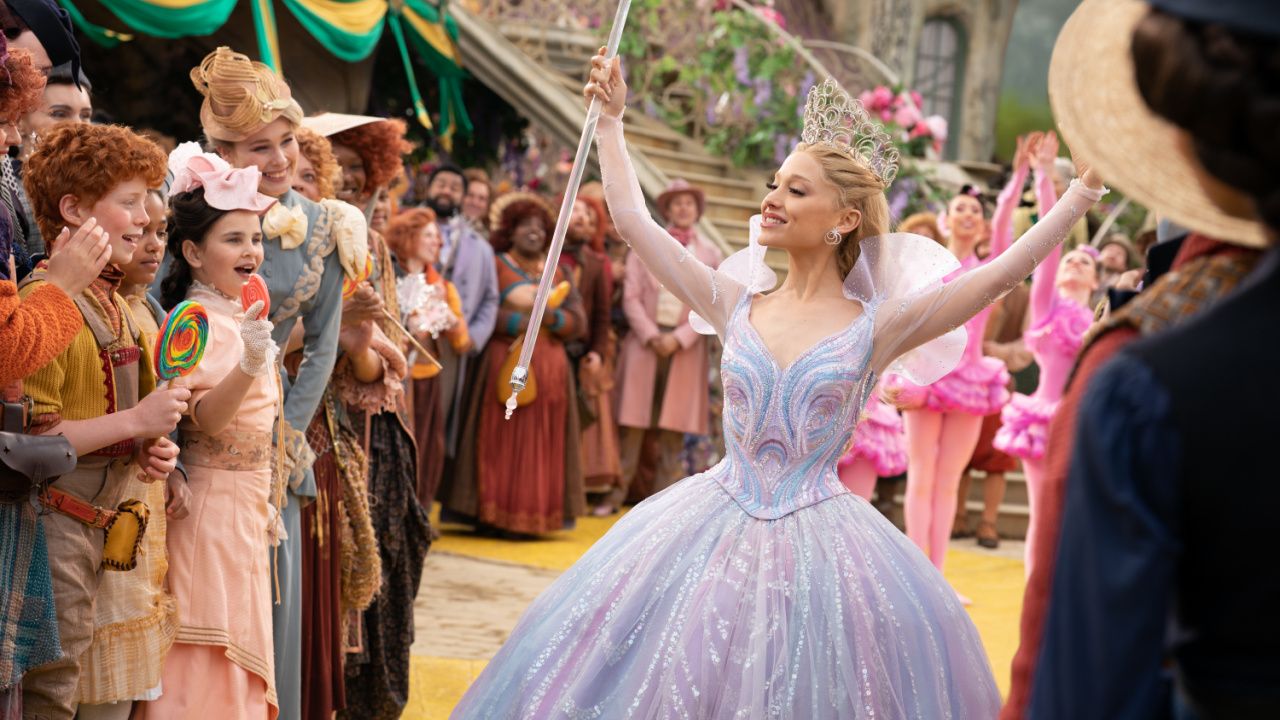 Ariana Grande is Glinda in 'Wicked For Good', directed by Jon M. Chu.