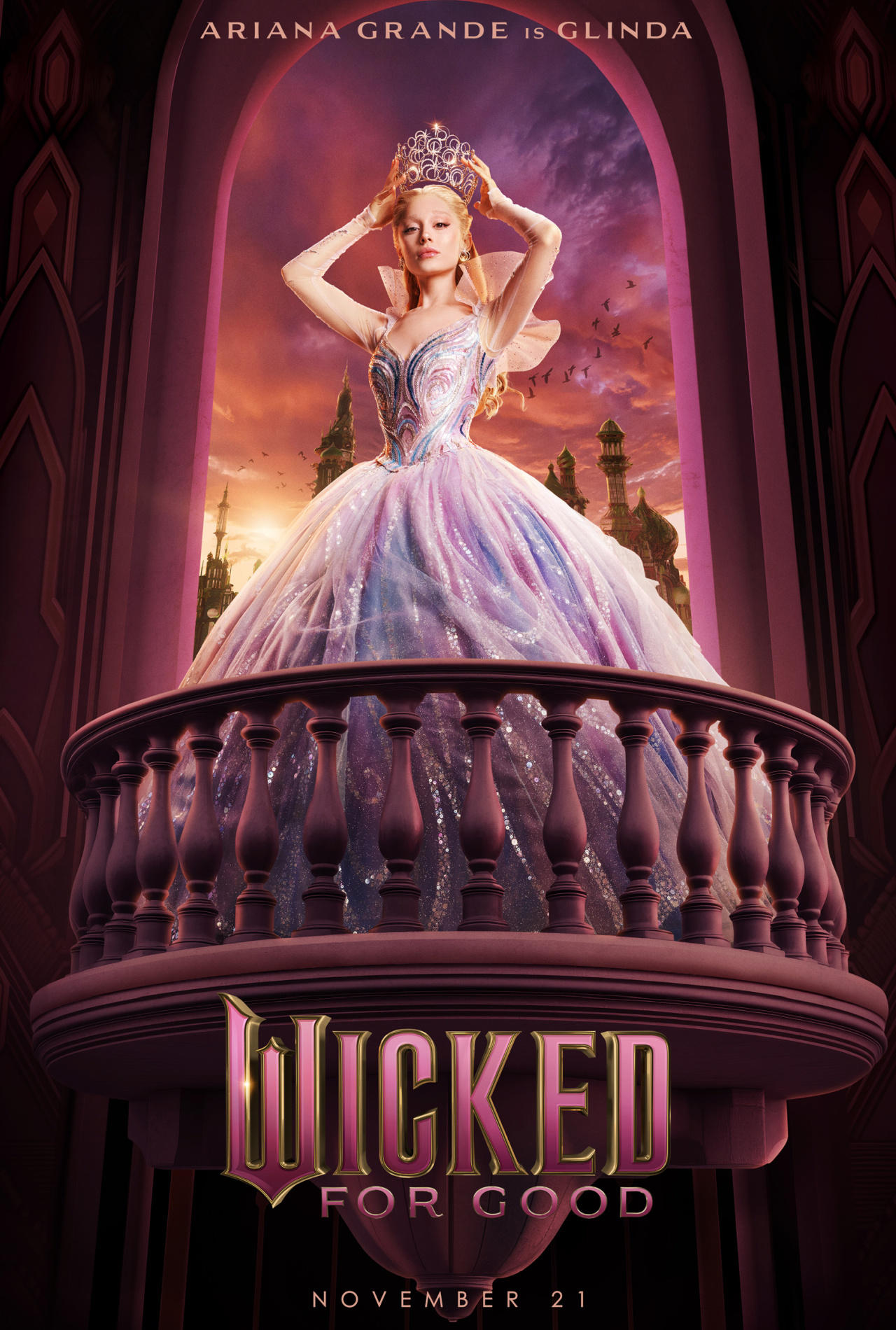 'Wicked For Good', directed by Jon M. Chu, opens in theaters on November 21st.